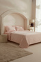 Viole Double Duvet Cover Set Powder