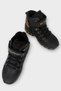 Children's Fur Lined Zippered Outdoor Boots Black - Yellow - 3