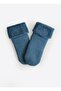 Organic Basic 3-Piece Towel Socks Blue - 2