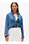 Lana Regular Cut Denim Women's Shirt Ww0Ww472191A5 - 2