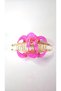 Lotus Double Sided Pink Color Latch Buckle 11 cm Large Size - Stylish and Durable - 5
