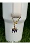 Lucky Elephant Thermos Ornament/Elephant Thermos Charm/Elephant Animal Figure Bag Charm - 2