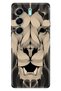 Camon 40 Pro 5g Cm7 Compatible Case Colorful Silicone Printed Tpu Golden Lion Mandala