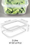 1 Piece Leakproof Self-Covering Storage Container - Suitable for Deep Freezer, Airtight Organizer 2Lt - 6