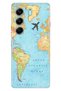 Camon 40 Pro 5g Cm7 Compatible Case Colorful Silicone Printed Tpu Map