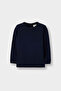 Crew Neck Knitwear Navy Blue Baby Boy Sweater A5036A5/Nv241