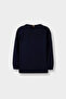 Crew Neck Knitwear Navy Blue Baby Boy Sweater A5036A5/Nv241 - 3