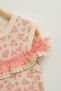 Girl's floral blouse and bow shorts set (ages 2-3-4-5) - 4