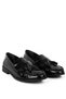 Opini Women's Tasseled Ballerina Shoes with Stitching Detail-R.Black - 3