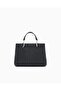 Women's Embossed Pattern Magnetic Closure Removable Shoulder Strap Black Shoulder Bag Ew000361 Af189 - 3