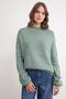 6700 Women's Stand Collar Balloon Knit Sweater Çağla - 3