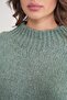 6700 Women's Stand Collar Balloon Knit Sweater Çağla - 6