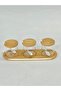Bamboo Lid Glass Spice Jar Set of 3 – Storage Jar with Spoon and Stand - 4