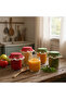 6 Pieces Self-Adhesive Red and Green Polka Dot Jar Lid Caps/Covers - 5