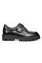 Henry Genuine Leather Handmade Black Casual Shoes - 3