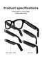 Photo and Video Color Change AI Smart Glasses with Camera and Translate - 5