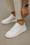 Marco Rossi 100% Leather Men's Sneakers - Black/White Sneaker, Casual and Stylish Imported Shoes