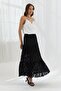 Flowy Lace Skirt Black