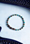 Certified Chrysocolla and Hematite Natural Stone Bracelet - 4