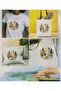 Elegant Cross Stitch Printed Etamine Kit (Thread, Needle, Fabric) 15*15 cm Cz0009 - 3