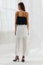 A-Line Lace Skirt Ekru - 5
