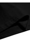 Unisex Oversize Printed Cotton Crew Neck Short Sleeve Black - 4