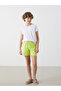 Green Quick Dry Uv Protection Boys Swim Shorts