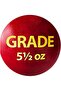 1500308 Grade Leather Cricket Ball (Red) - 5