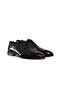 Navy Blue Color Lace-Up Khaki Genuine Leather Men's Shoes