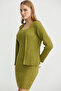 Double Dress Cardigan Knitwear Set - Green - 5
