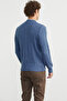 Buttoned Hair Knitwear Cardigan - Indigo - 5