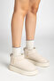 Women's Fur Flat Sole Boots - 3