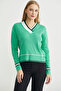 Color Block Knitwear Sweater - Green - 3