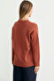 Pearl Button Detailed Knitwear Cardigan - Tan - 5
