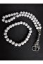 Gray Glass Bead Prayer Beads and Bracelet Set