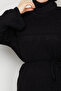 Women's Underwear Set with Inner Lining, Double Set, Diamond Patterned Mesh Knitwear Dress - 6