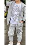 Boy's Lion Printed 3-Piece Tracksuit Set 2 Thread Full Lycra - 2