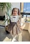 Girl's Dress Leopard Dress Long Sleeve Bowknot Special Occasion Birthday Party Casual Baby Dress - 2