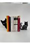 Set of 2 Black Cat Bookends – Decorative, Durable, and Stylish Bookshelf Organizer - 3