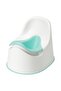 LOCKIG Children's potty, white/turquoise