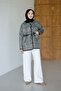 Ethnic Patterned Jacket Navy-Gray - 2