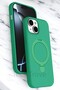 Apple iPhone 14 Case Soft Design Velvet Cover Inside Magsafe Ring Stand - 2