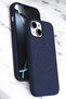 Apple iPhone 14 Case Soft Design Velvet Cover Inside Magsafe Ring Stand - 2