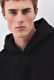 Men's Premium Hooded Pocket Detailed Tracksuit Set Black 2033 - 4