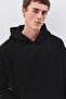 Men's Premium Hooded Pocket Detailed Tracksuit Set Black 2033 - 3