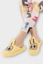 Warm Winter Women's House Slippers with Cute Rabbit Figure Yellow