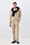 Men's Premium Crew Neck Tracksuit Set Stone 2031