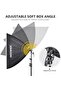2 Pack 700W Equivalent Softbox Lighting Kit, 5700K LED Bulbs, 24x24" Softbox with E26 Socket, - 4