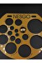 Curved Metal Button Free Yellow 17.8 mm 6 Pieces - 2