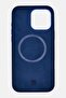 iPhone 16 Pro Max Iris Magsafe Silicone Protective Case, Navy - 3